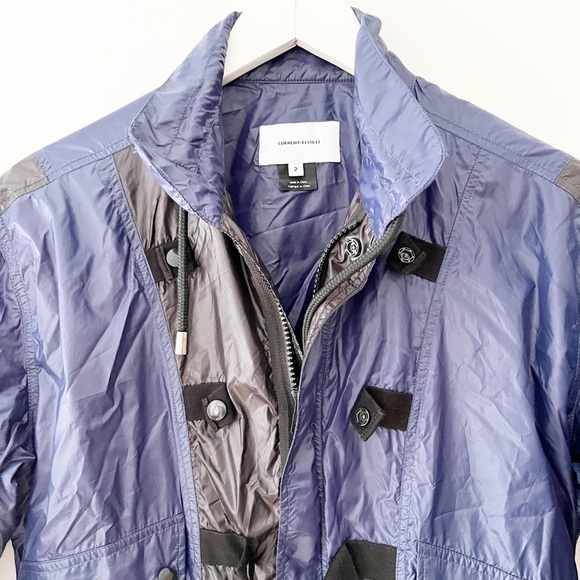 Current/elliott black and blue Rictus jacket windbreaker - Picture 6 of 17
